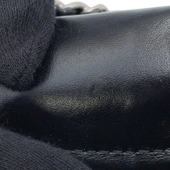 CHANEL CHANEL22 ChainShoulder Bag Size Mini Shiny Calf Leather Black A - Picture 11 of 16